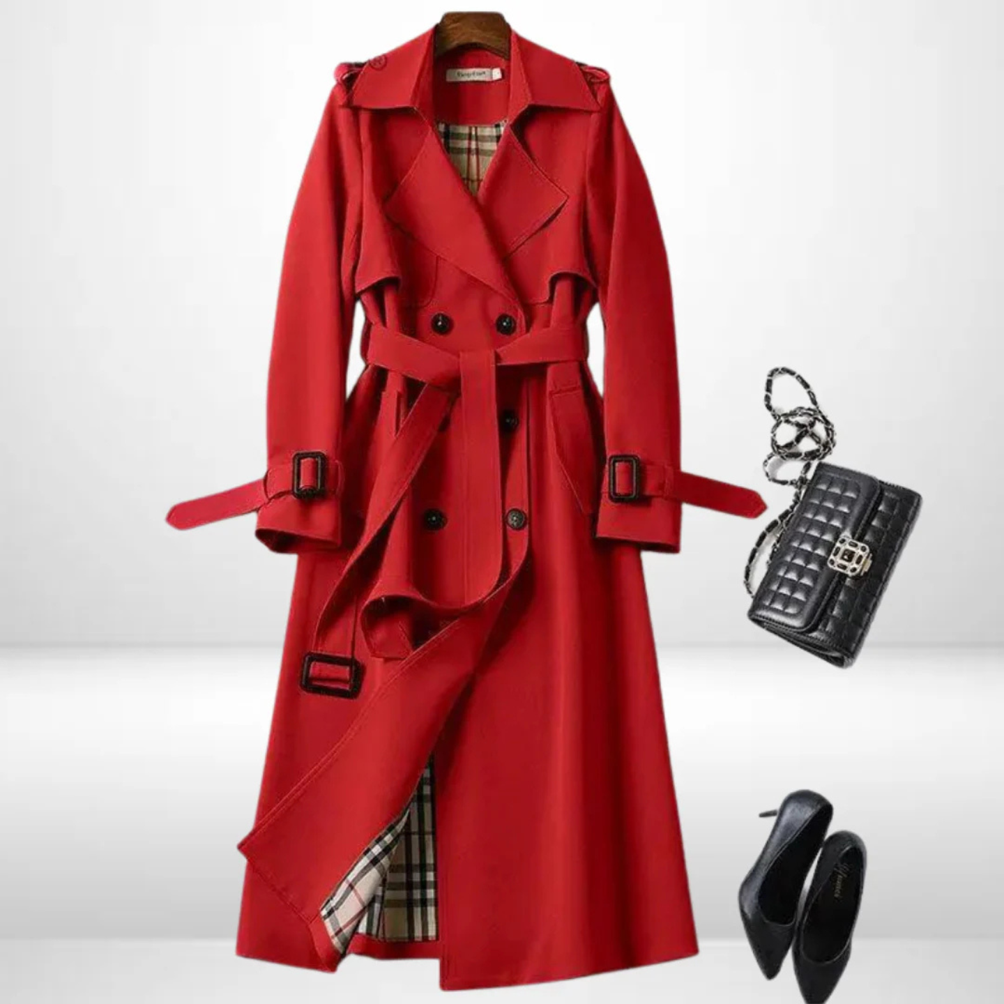 Luna Rae Classic Belted Trench Coat | Timeless Everyday Elegance