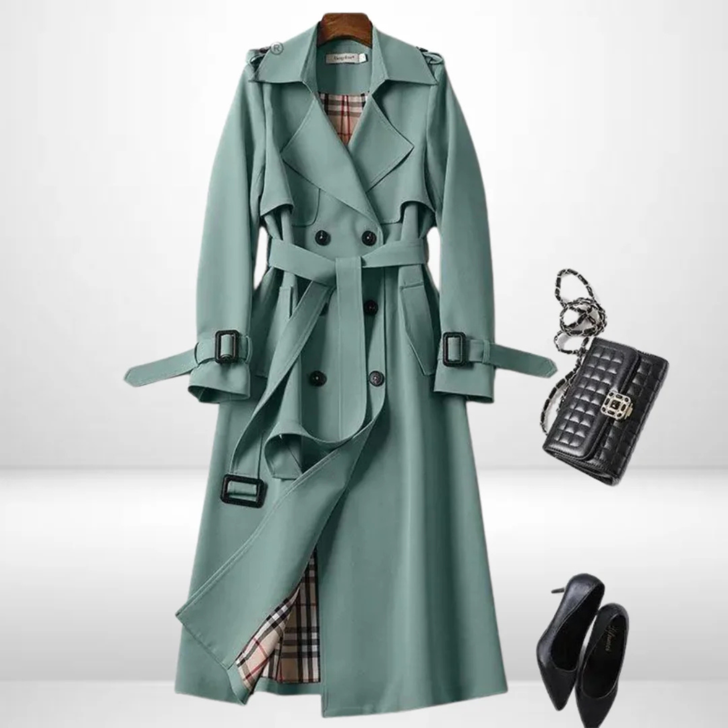 Luna Rae Classic Belted Trench Coat | Timeless Everyday Elegance