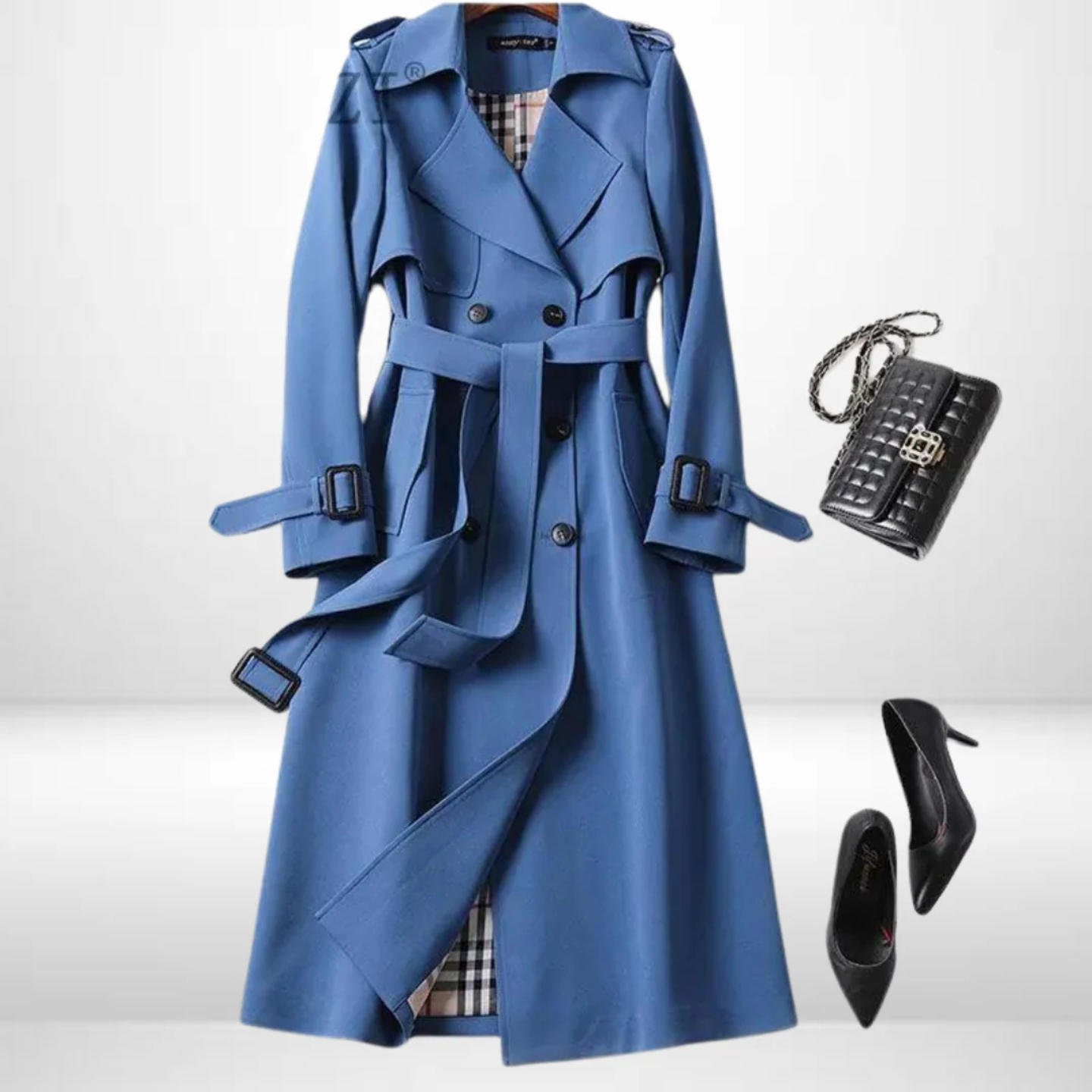 Luna Rae Classic Belted Trench Coat | Timeless Everyday Elegance