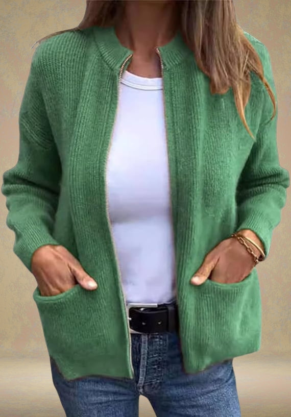 Andrea - Everyday Cardigan With Zipper