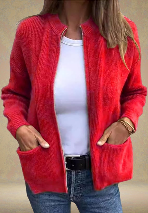 Andrea - Everyday Cardigan With Zipper
