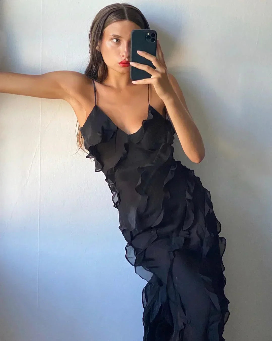 Demetria | Stunning Ruffled Dress
