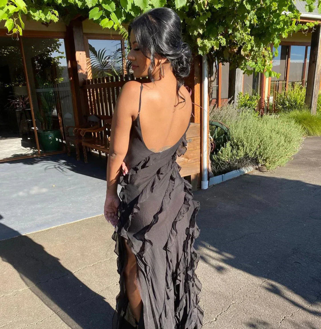 Demetria | Stunning Ruffled Dress