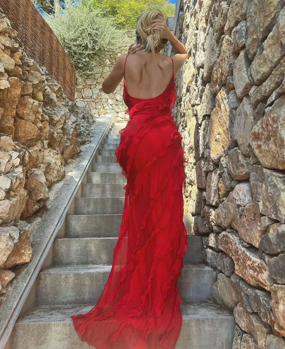Demetria | Stunning Ruffled Dress