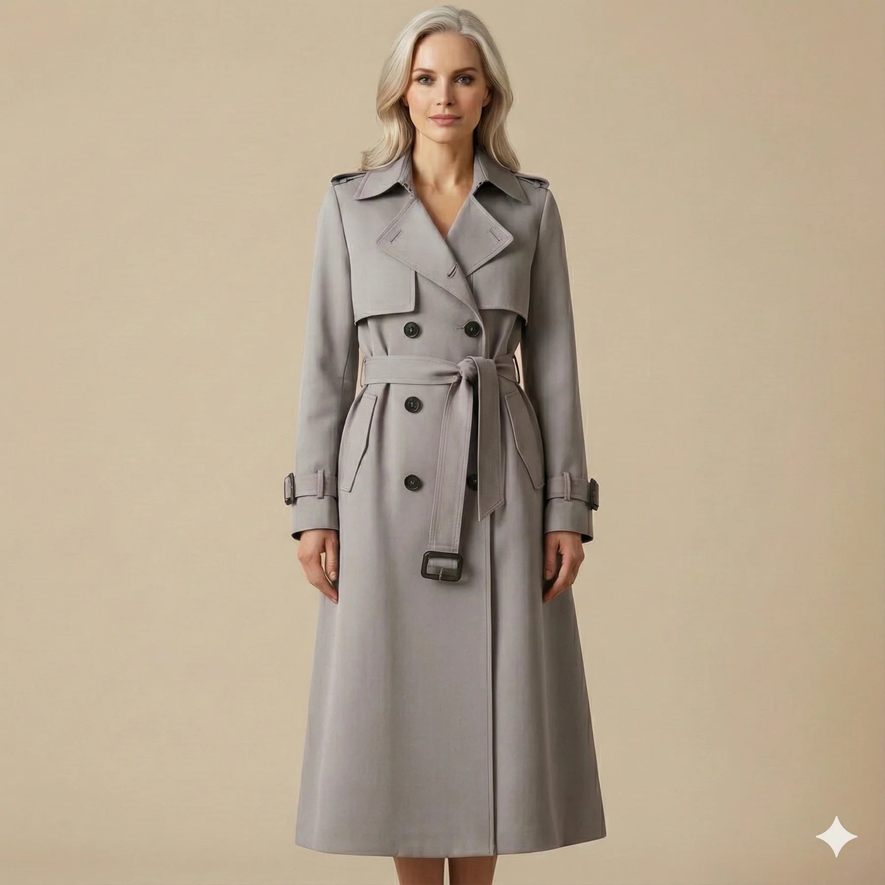 Luna Rae Classic Belted Trench Coat | Timeless Everyday Elegance