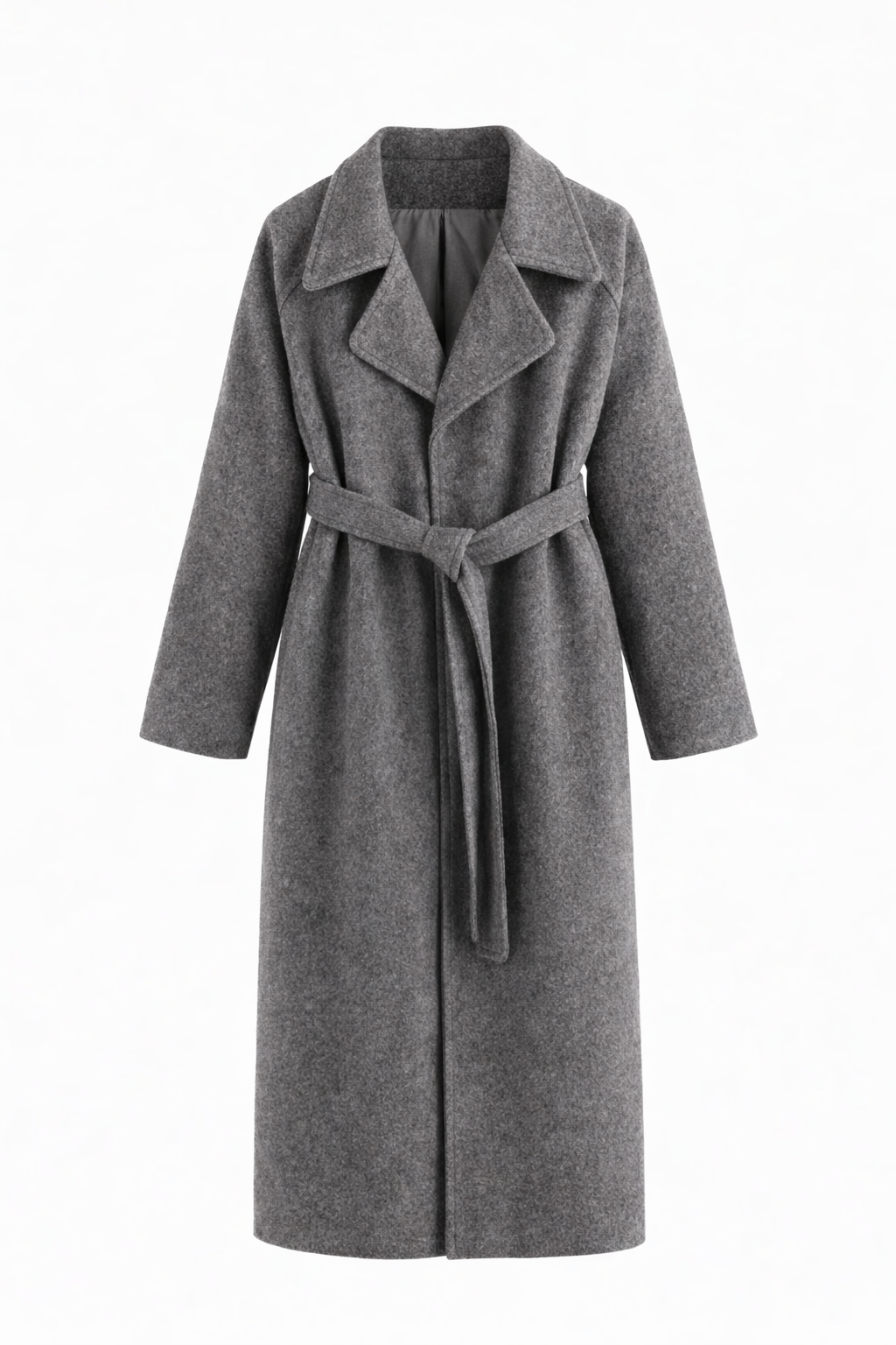 Kaith | Elegant Belted Long Coat