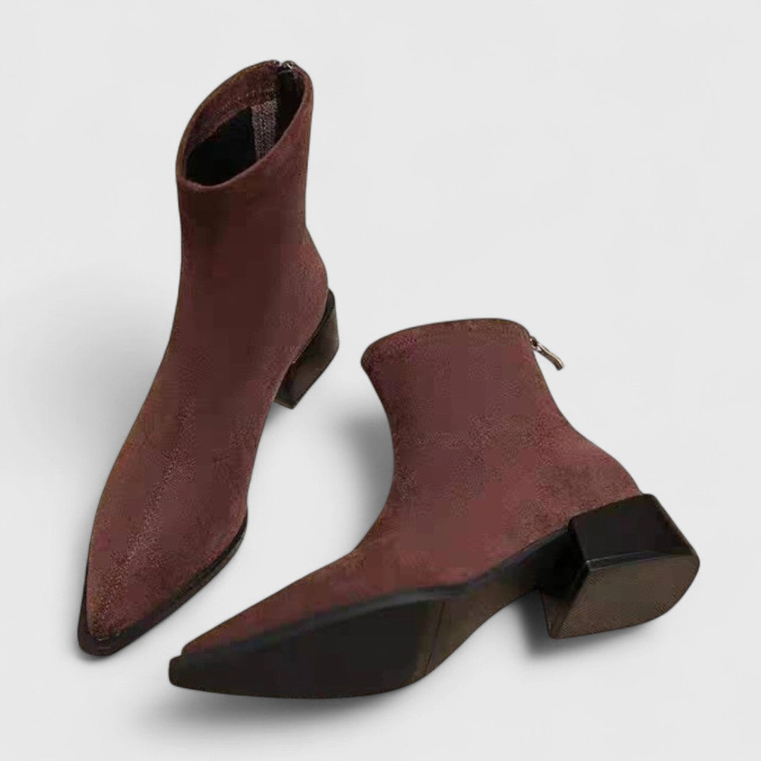 Lena – Leopard Ankle Boots