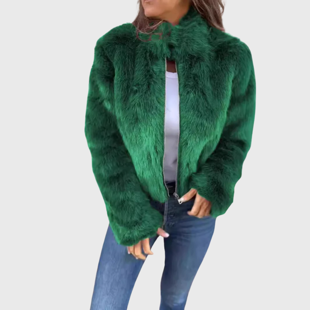 Heather - Teddy Thermal Fleece Jacket