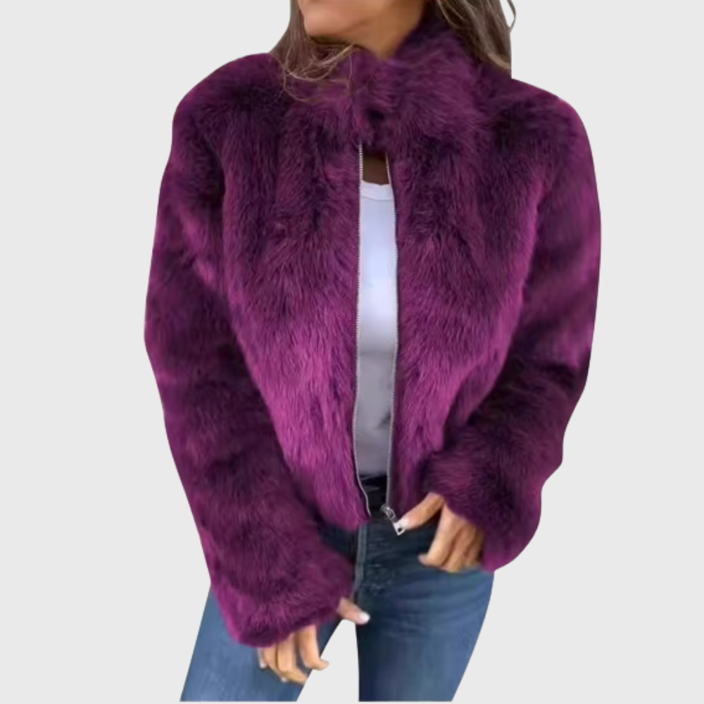 Heather - Teddy Thermal Fleece Jacket