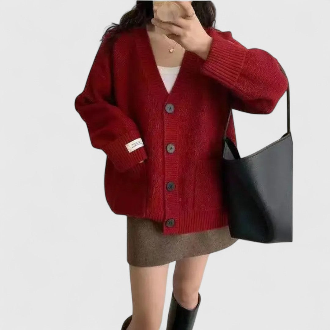 Elena - Oversized Knitted Cardigan