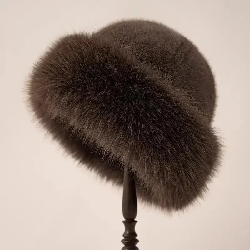 Lois Luxe Faux Fur Winter Hat – Ultra-Soft, Warm & Elegant for Women