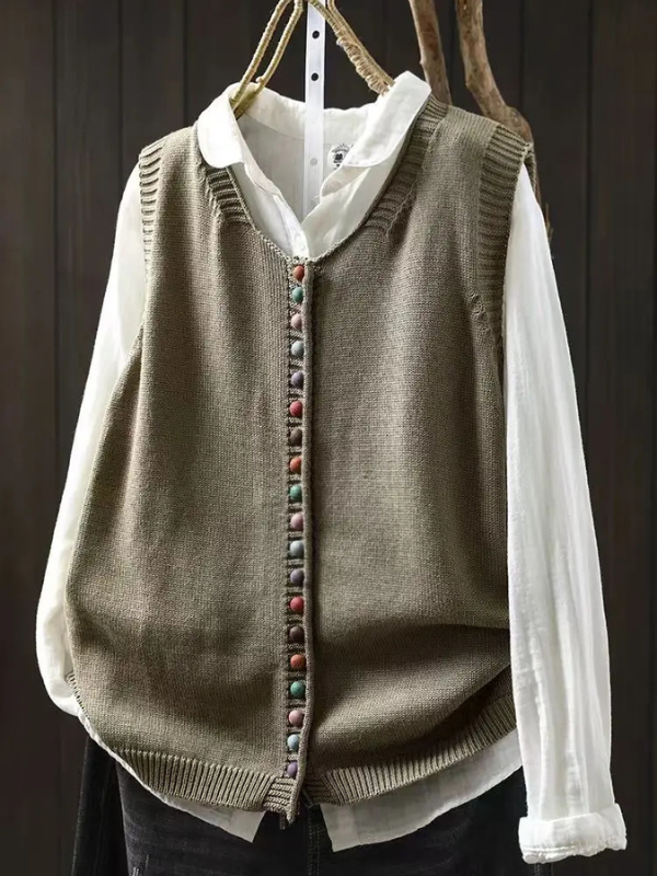 Luna Relaxed-Fit Knit Cardigan | Timeless Comfort, Effortless Elegance