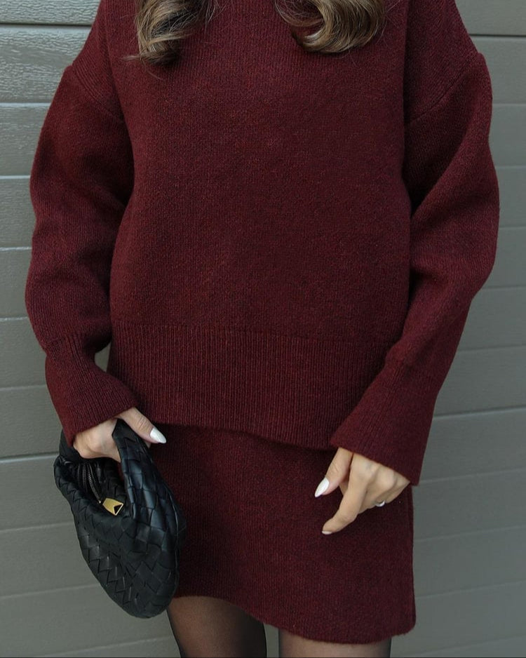 Amelia Knitwear Set | Cozy Elegance for Cooler Days