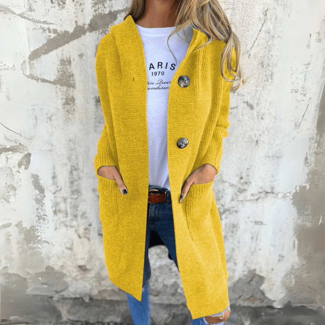 Amelia™ Long Cardigan | Timeless Elegance, Effortless Warmth