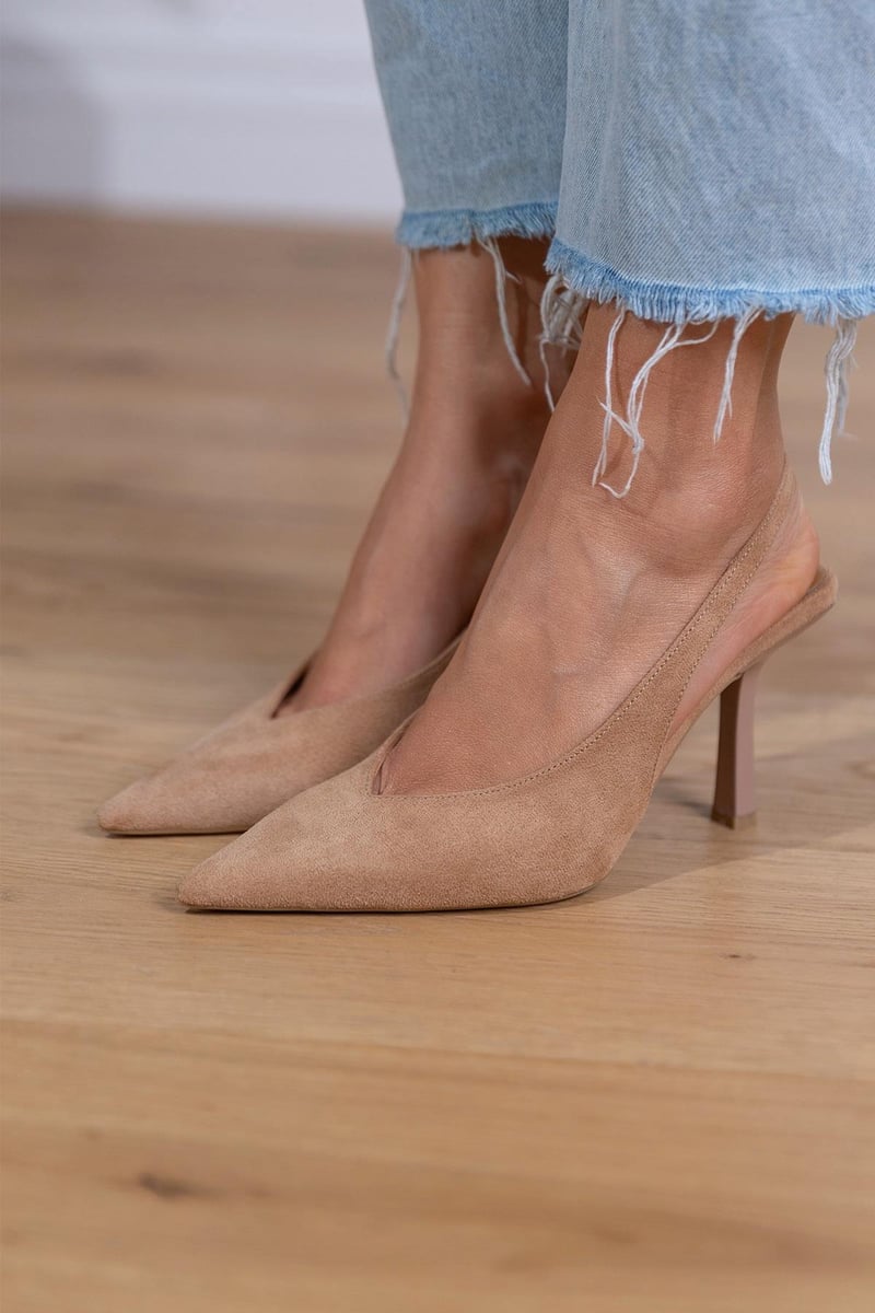 FABIANA | Elegant Stiletto Slingbacks for a Chic Look