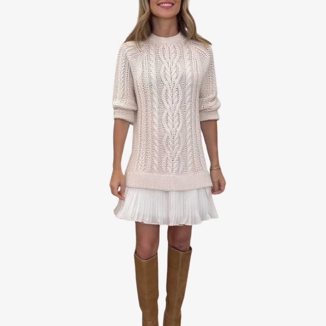 Freyana - Knitted sweater dress