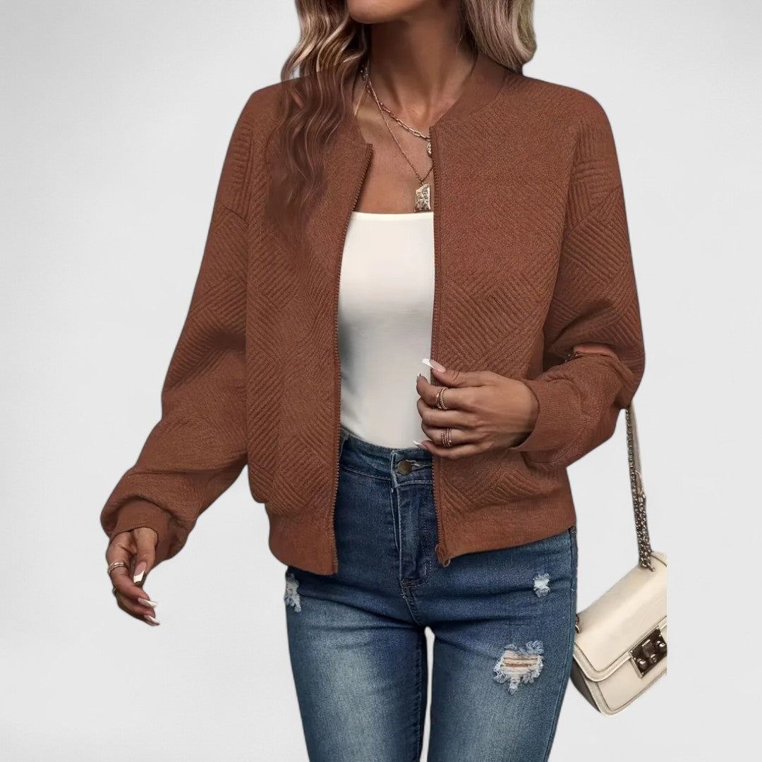 Sophia - Lightweight Casual Zip-Up Jacket