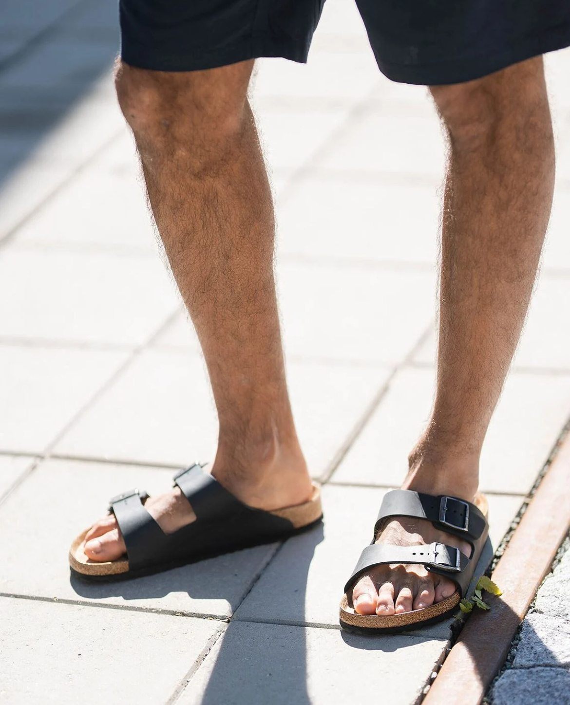 BIRKENSTOCK Arizona Soft Footbed Birko-Flor Sandal Black
