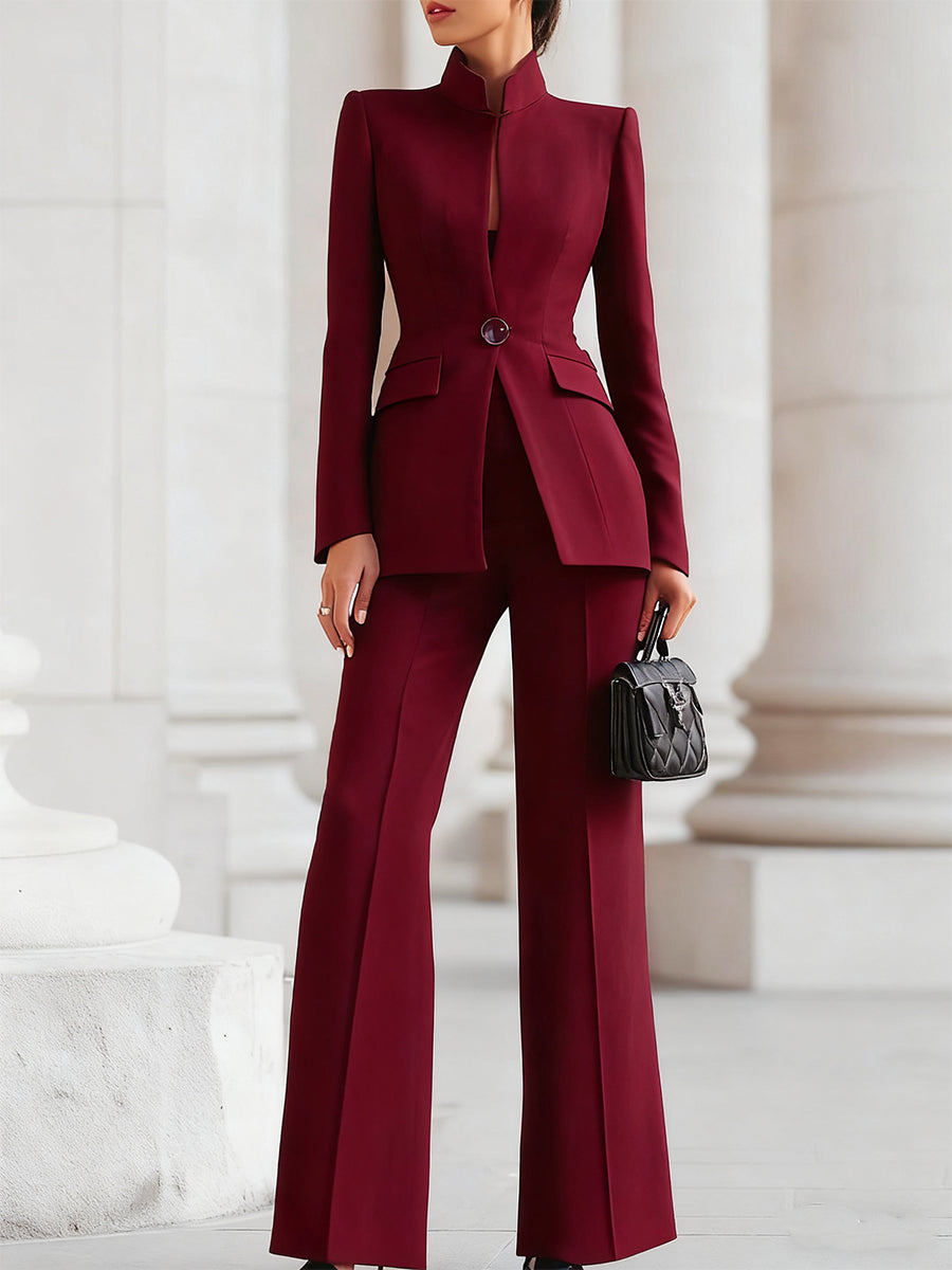 Luna| Elegant Blazer & Trouser Suit Set