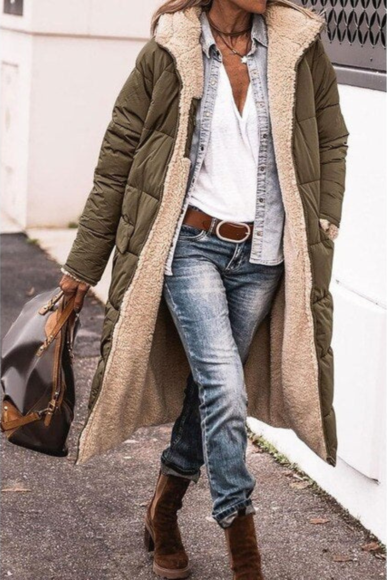 Manon - Elegant Reversible Coat for Women