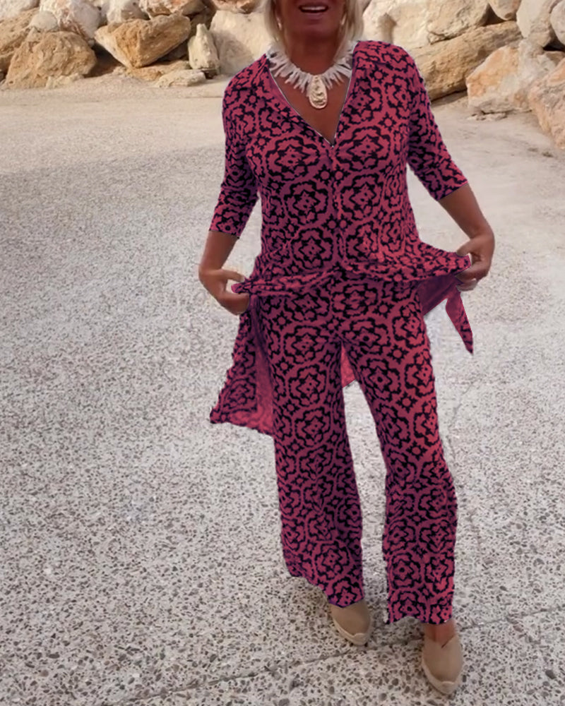 Erika - Printed 2-Piece Set