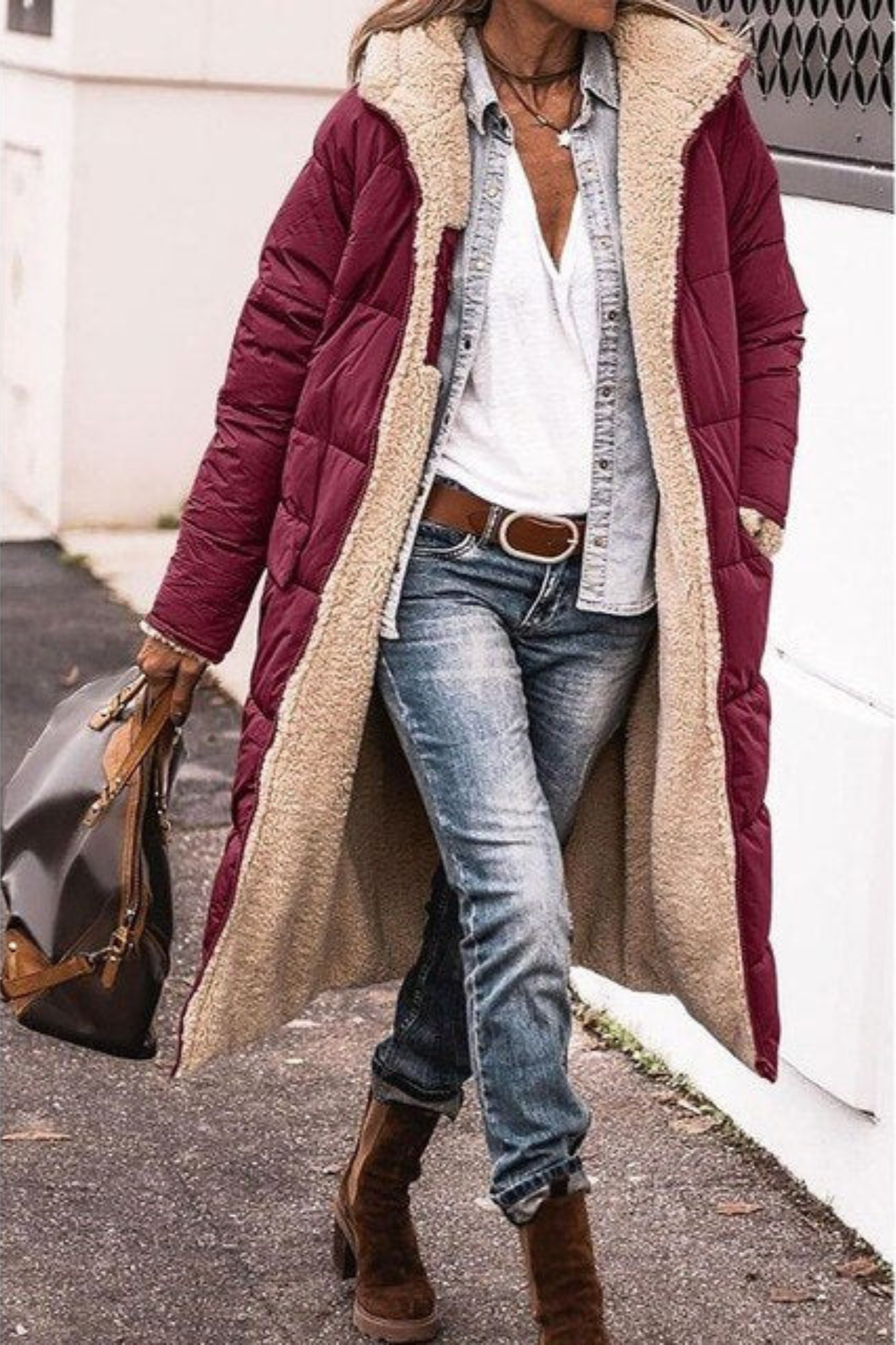 Luna Elegant-Fit Reversible Coat | Versatile Elegance