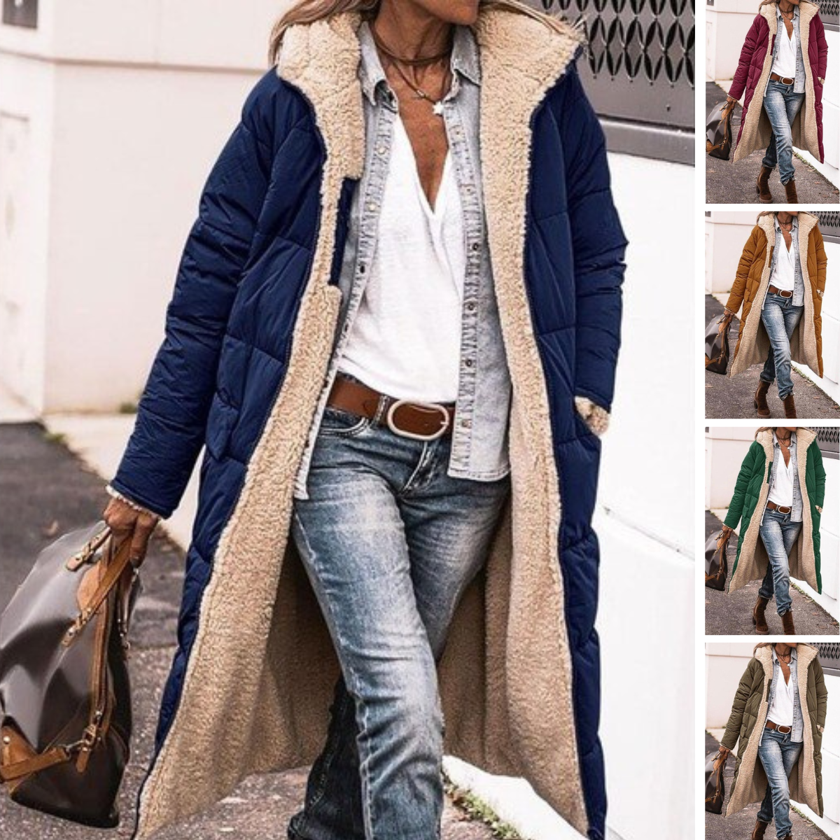 Luna Elegant-Fit Reversible Coat | Versatile Elegance