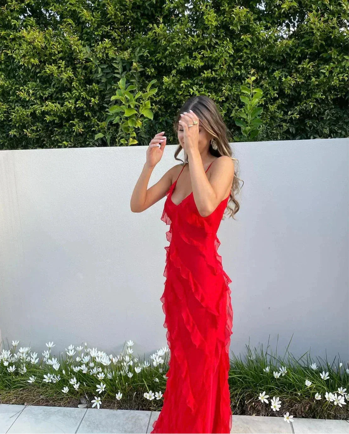 Demetria | Stunning Ruffled Dress
