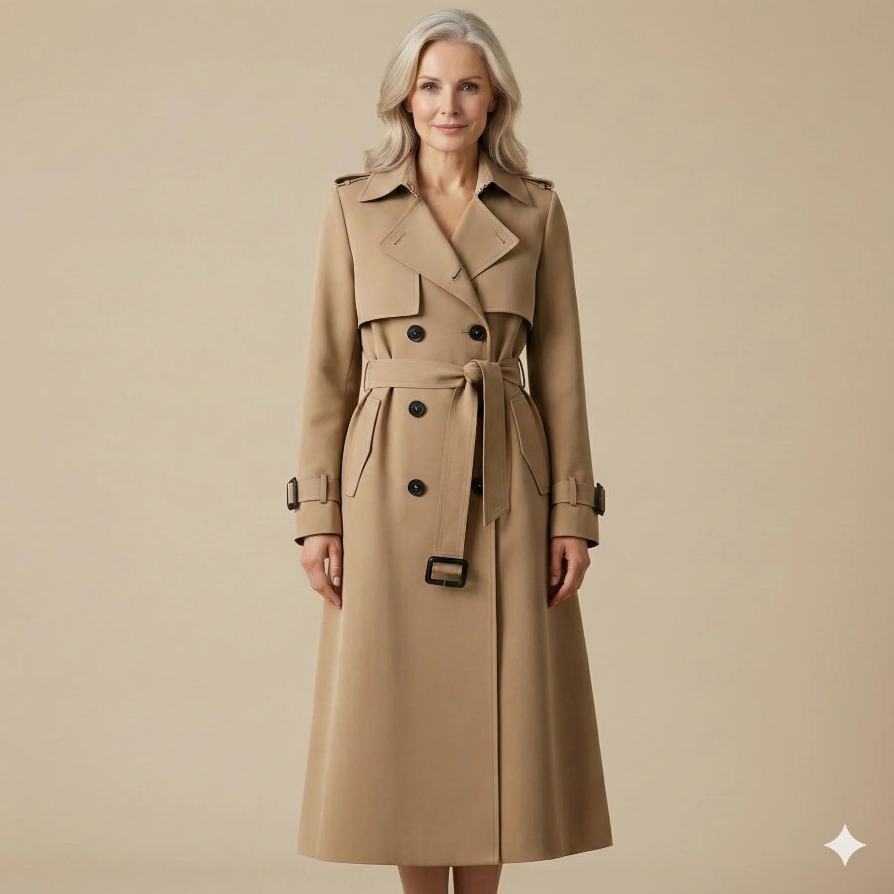 Luna Rae Classic Belted Trench Coat | Timeless Everyday Elegance