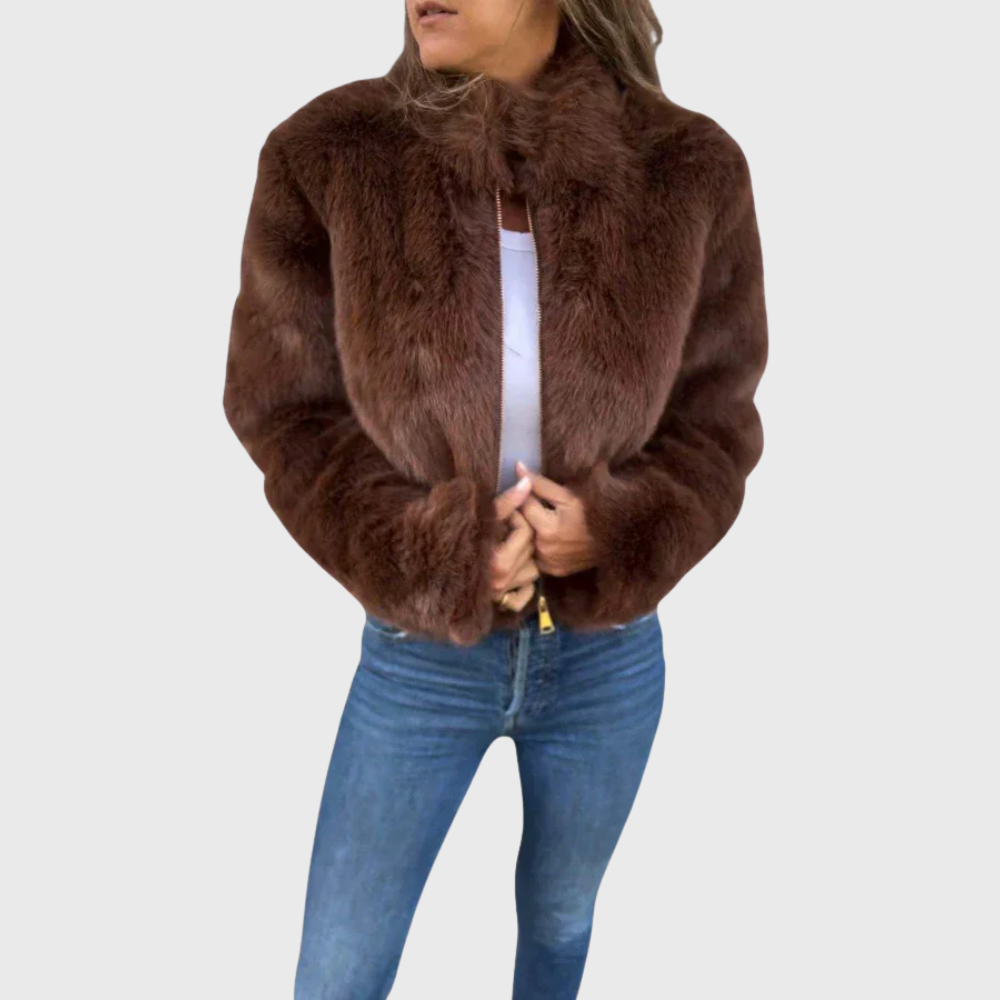 Heather - Teddy Thermal Fleece Jacket