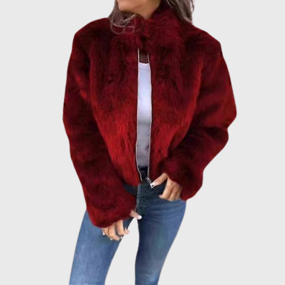 Heather - Teddy Thermal Fleece Jacket