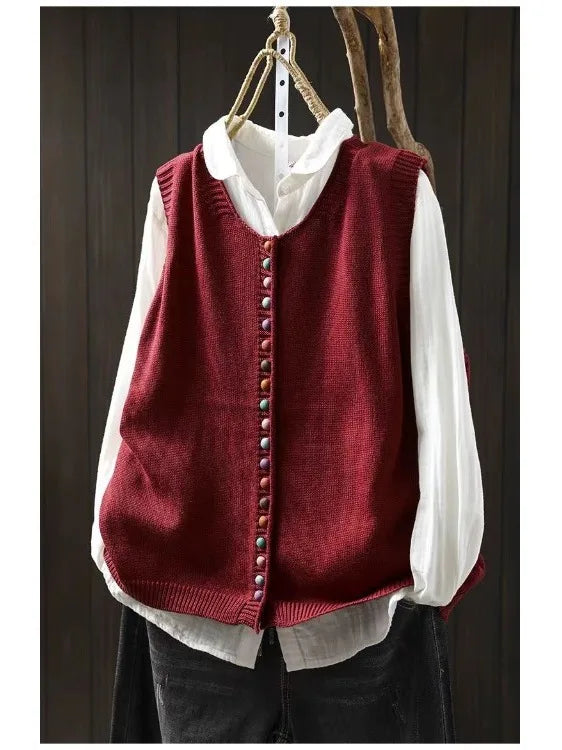 Luna Relaxed-Fit Knit Cardigan | Timeless Comfort, Effortless Elegance
