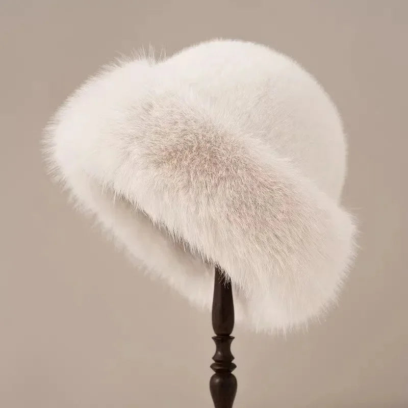 Lois Luxe Faux Fur Winter Hat – Ultra-Soft, Warm & Elegant for Women