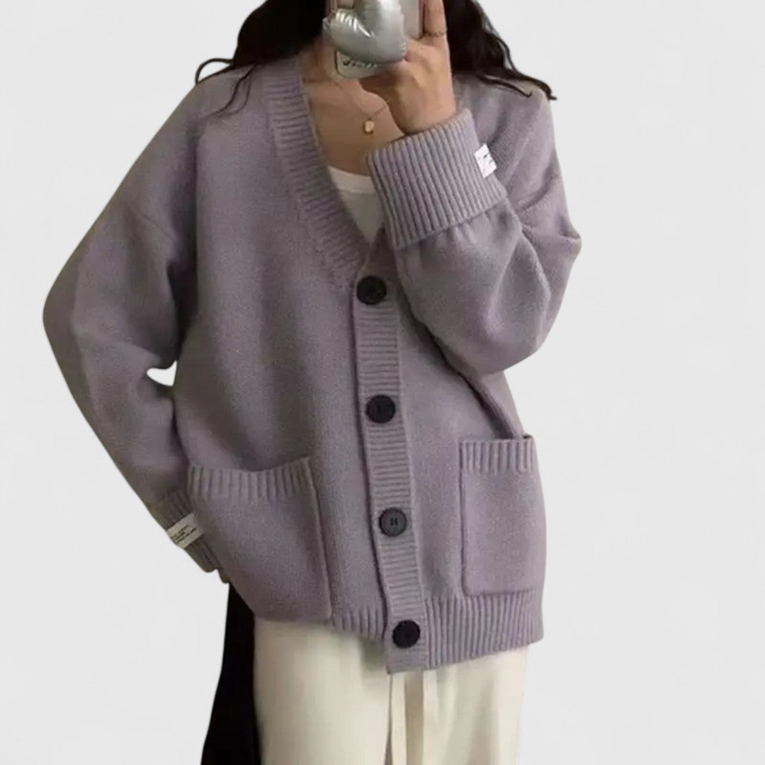 Elena - Oversized Knitted Cardigan