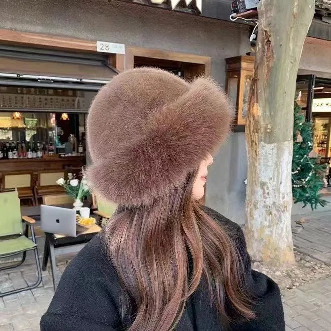 Lois Luxe Faux Fur Winter Hat – Ultra-Soft, Warm & Elegant for Women