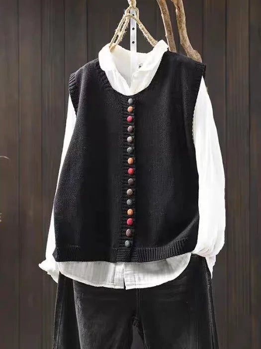 Luna Relaxed-Fit Knit Cardigan | Timeless Comfort, Effortless Elegance