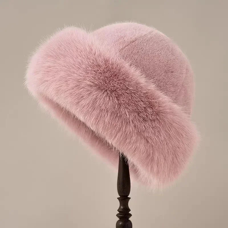 Lois Luxe Faux Fur Winter Hat – Ultra-Soft, Warm & Elegant for Women