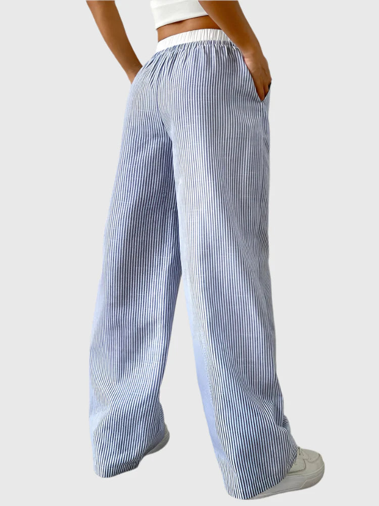 Jane - Casual Striped Pants