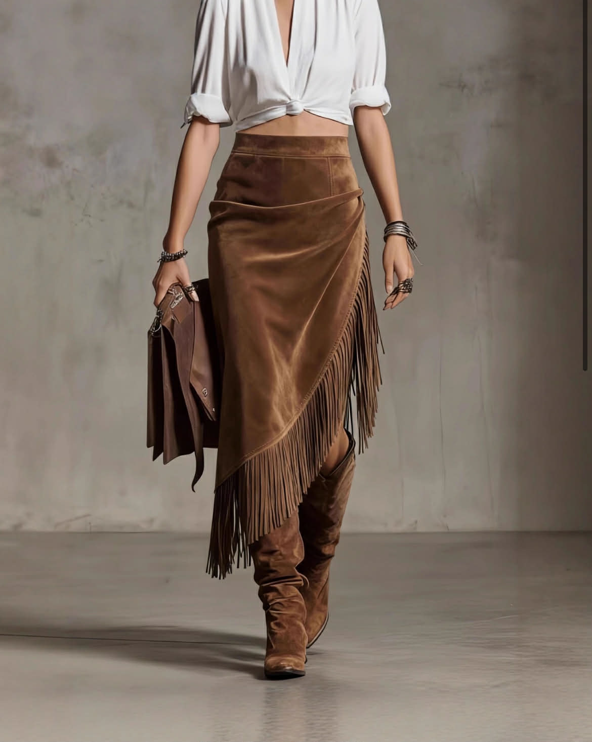 MARJOLAINE – Vintage Look Skirt