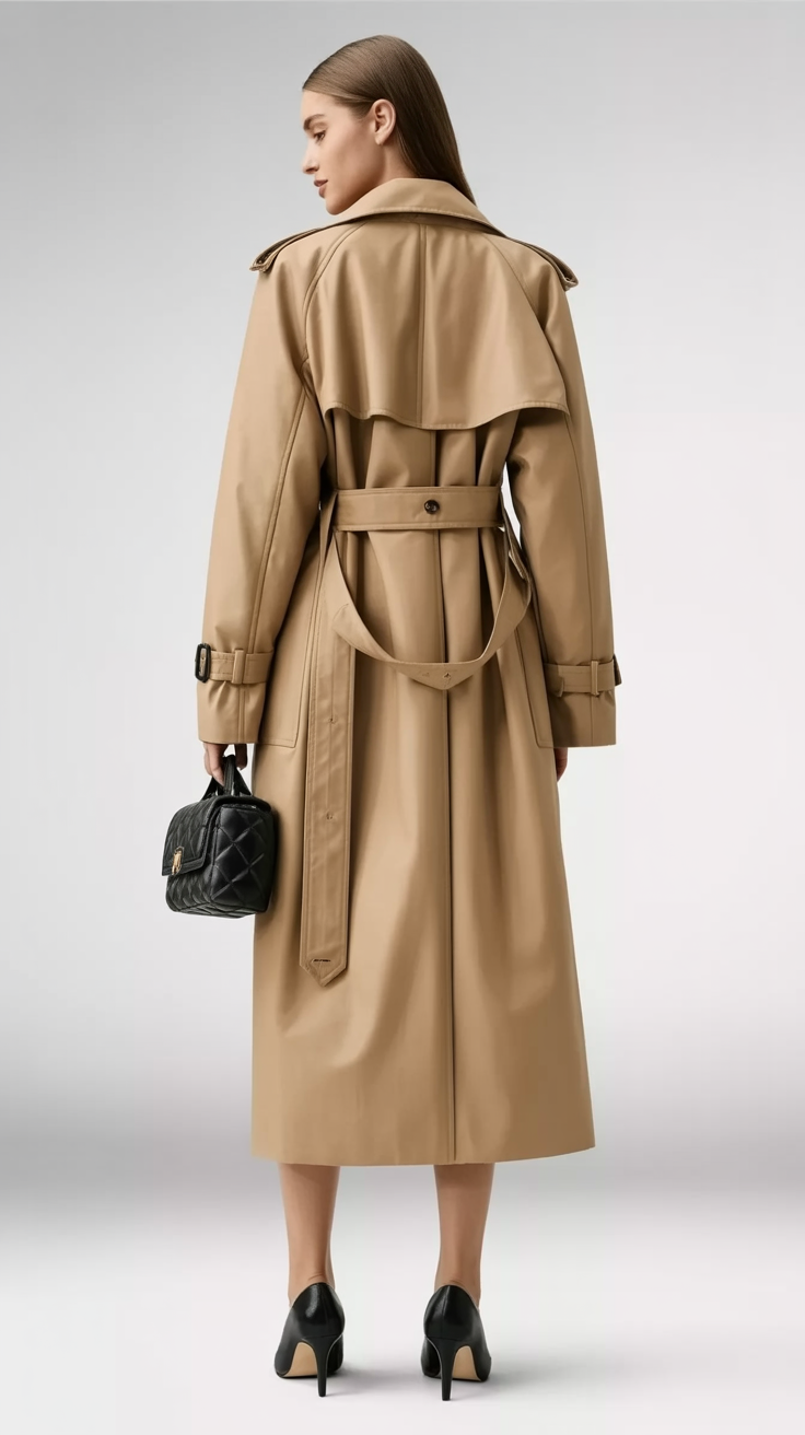 Luna Rae Classic Belted Trench Coat | Timeless Everyday Elegance