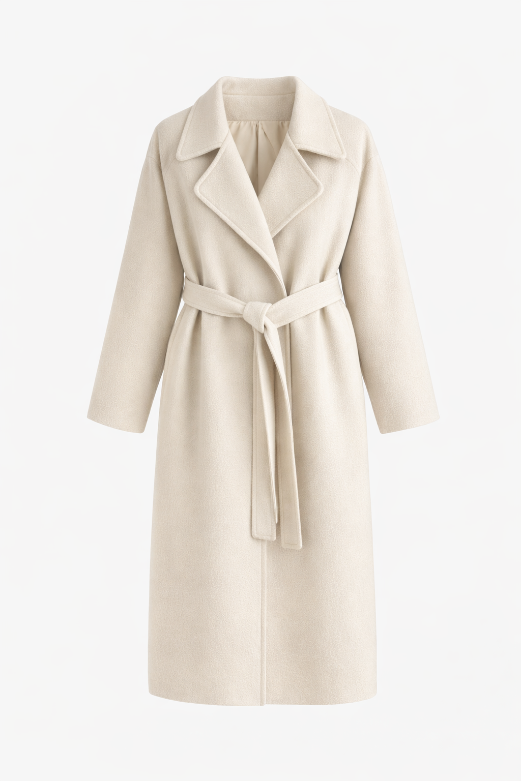 Kaith | Elegant Belted Long Coat