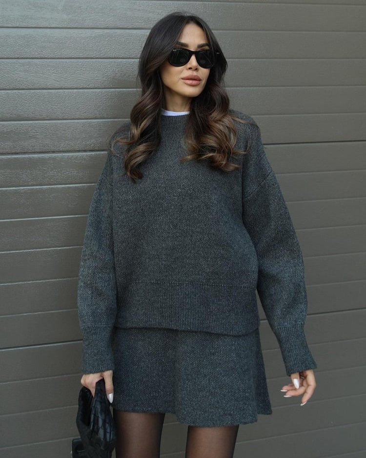 Amelia Knitwear Set | Cozy Elegance for Cooler Days