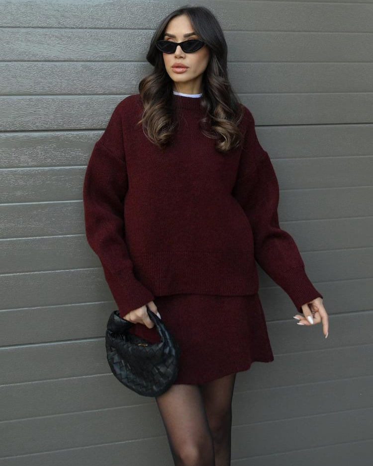 Amelia Knitwear Set | Cozy Elegance for Cooler Days