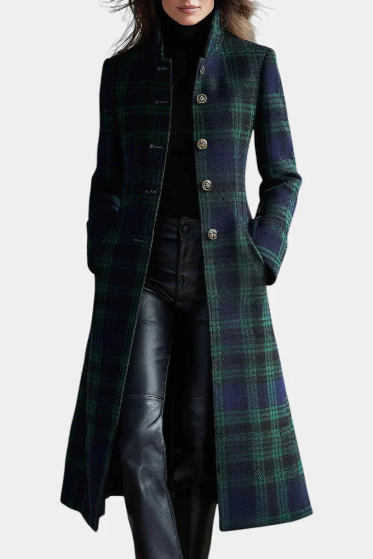 Sophia - Timeless Plaid Elegant Coat