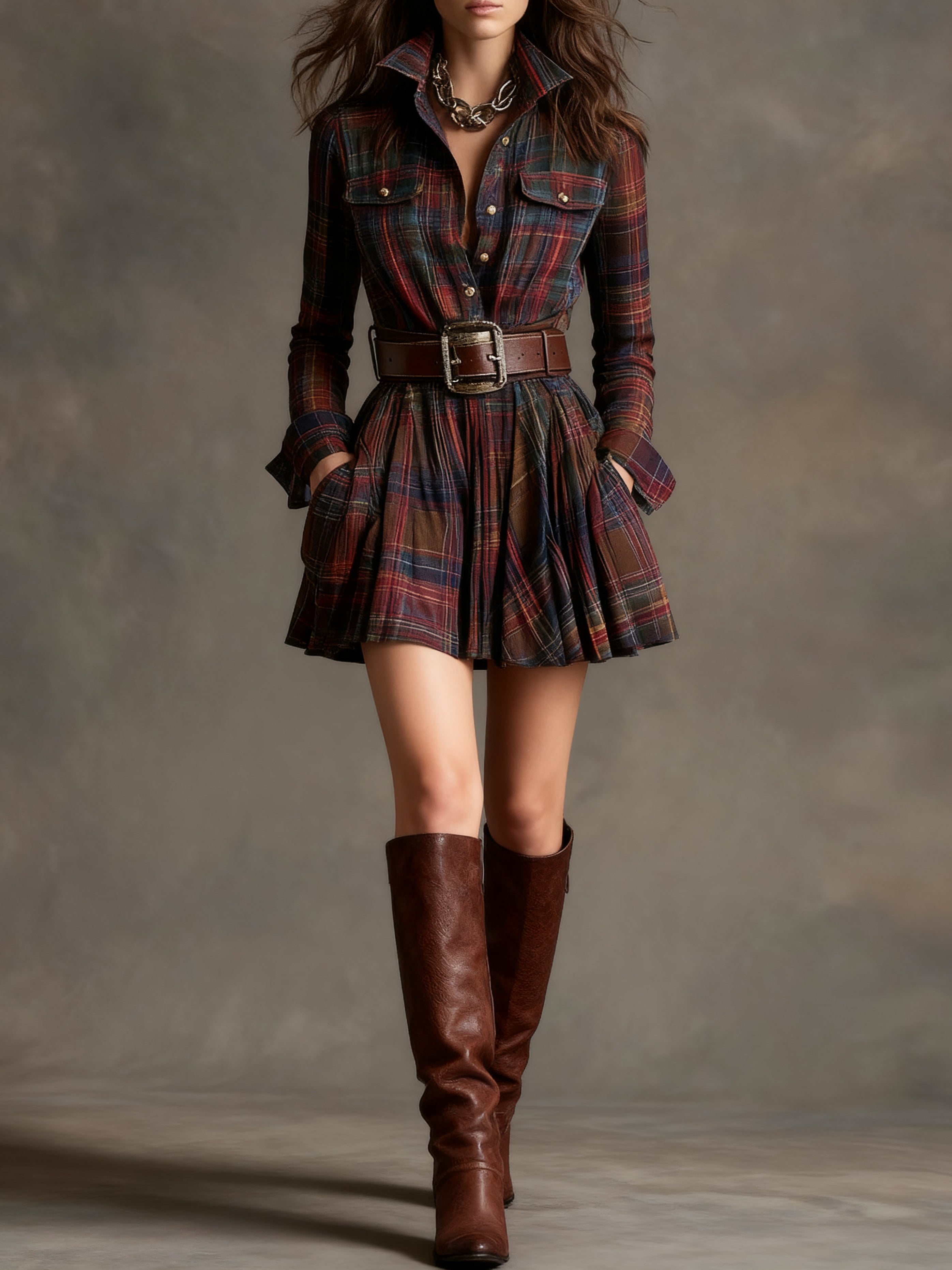 Sienna | Belted-Shirt Dress