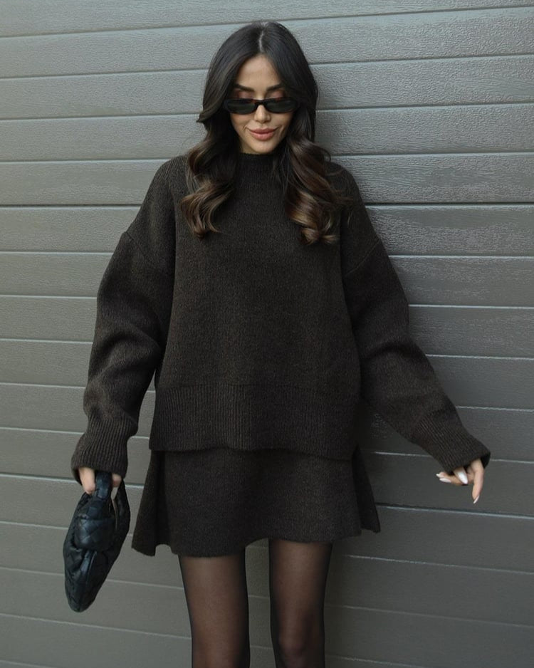 Amelia Knitwear Set | Cozy Elegance for Cooler Days