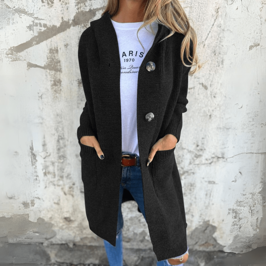 Amelia™ Long Cardigan | Timeless Elegance, Effortless Warmth