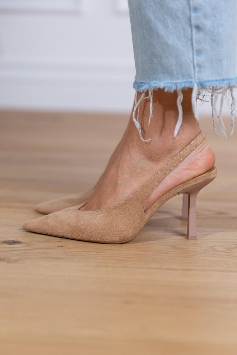 FABIANA | Elegant Stiletto Slingbacks for a Chic Look